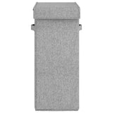 Vidaxl wasmand inklapbaar 26x34,5x59,5 cm kunstlinnen grijs