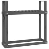 Vidaxl haardhoutrek 110x35x108,5 cm massief groenenhout grijs