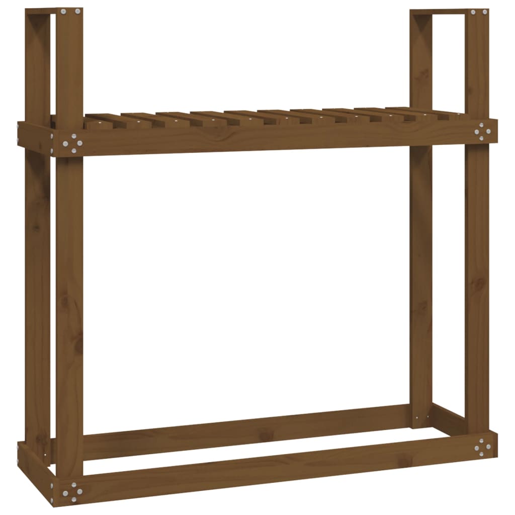 Vidaxl haardhoutrek 110x35x108,5 cm massief groenhout honingbruin