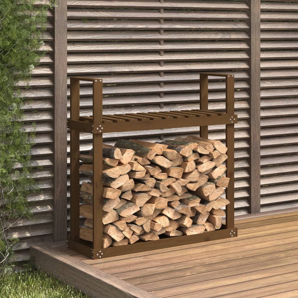 Vidaxl haardhoutrek 110x35x108,5 cm massief groenhout honingbruin