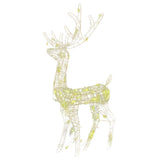 VidaXL Kerstversieringen rendier 2 st 120 cm acryl warmwit