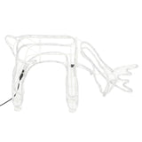 VidaXL Kerstverlichting rendieren 2 st 73x31x45 cm koudwit
