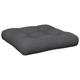 Vidaxl palletkussen 50x50x12 cm stof antracietkleurig