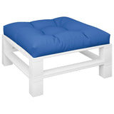 Vidaxl palletkussen 80x80x12 cm stof koningsblauw