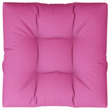 Vidaxl palletkussen 80x80x12 cm stof roze
