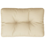 Vidaxl palletkussen 60x40x12 cm stof beige