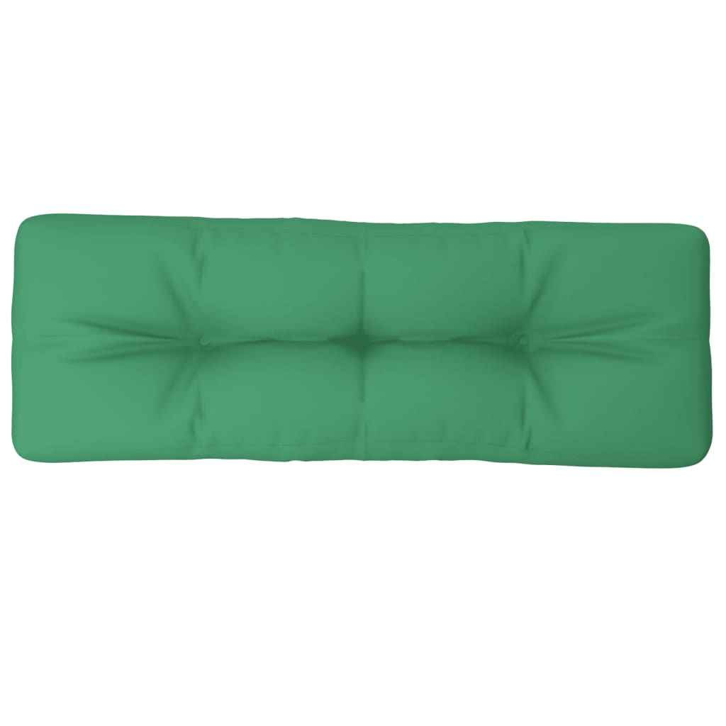 Vidaxl palletkussen 120x40x12 cm stof groen