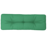 Vidaxl palletkussen 120x40x12 cm stof groen
