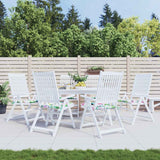 Vidaxl tuinstoelkussens 6 st 40x40x4 cm stof meerkleurig