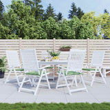 Vidaxl stoelkussens 6 st bladpatroon 40x40x4 cm stof
