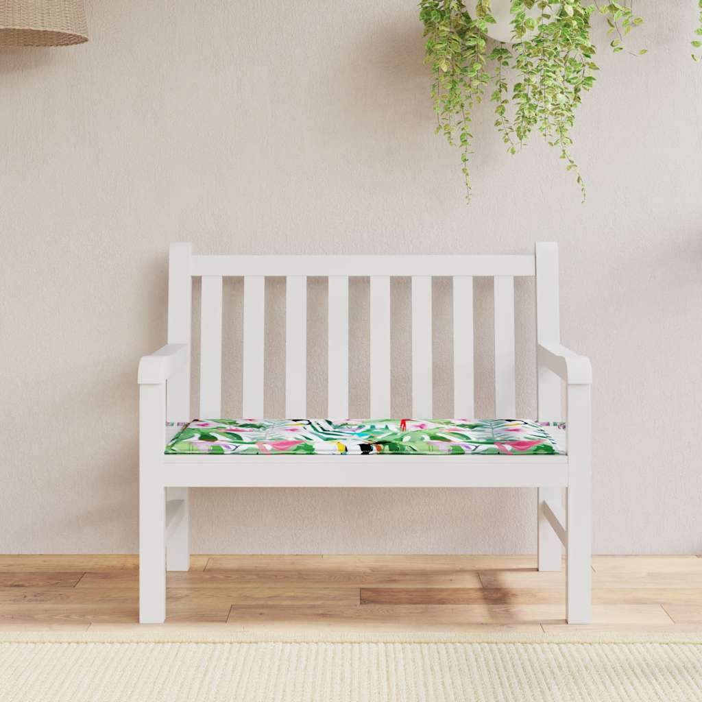 Vidaxl tuinbankkussen 100x50x4 cm oxford stof meerkleurig