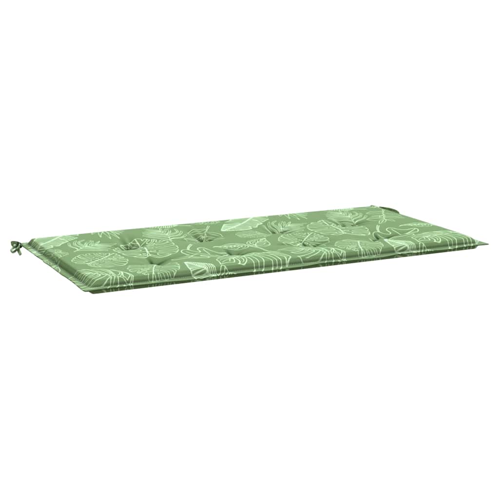Vidaxl tuinbankkussen 120x50x4 cm oxford stof bladpatroon