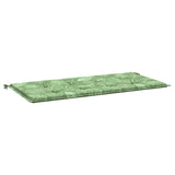 Vidaxl tuinbankkussen 120x50x4 cm oxford stof bladpatroon