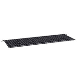 Vidaxl tuinbankkussen ruitpatroon 150x50x4 cm oxford stof zwart