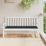 Vidaxl tuinbankkussen ruitpatroon 150x50x4 cm oxford stof zwart