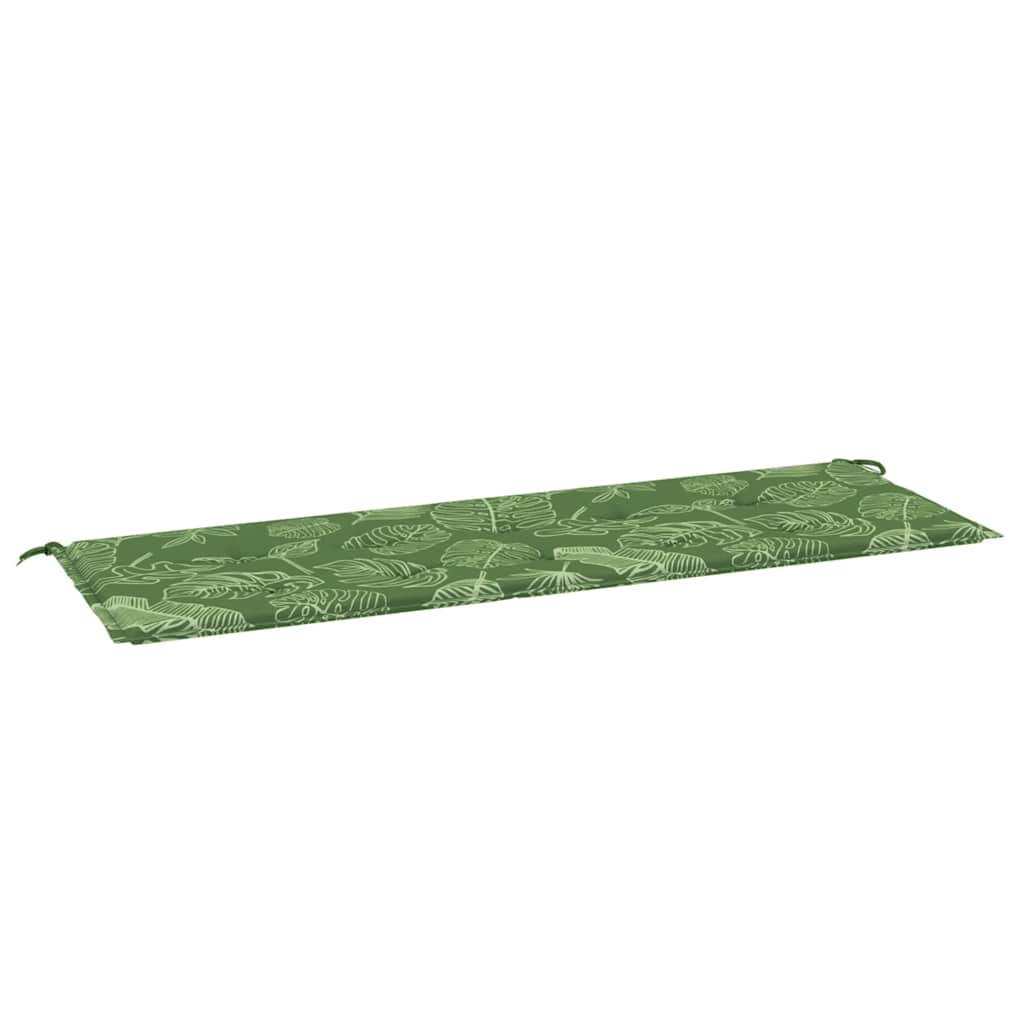 Vidaxl tuinbankkussen 150x50x4 cm oxford stof bladpatroon