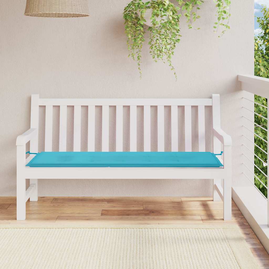 Vidaxl tuinbankkussen 150x50x4 cm oxford stof turquoise