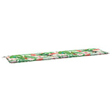 Vidaxl tuinbankkussen 200x50x4 cm stof meerkleurig