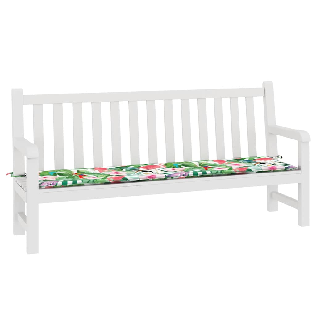 Vidaxl tuinbankkussen 200x50x4 cm stof meerkleurig