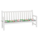Vidaxl tuinbankkussen 200x50x4 cm stof meerkleurig