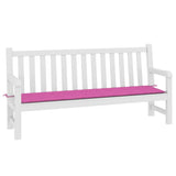 Vidaxl tuinbankkussen 200x50x4 cm stof roze