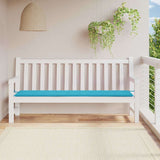 Vidaxl tuinbankkussen 200x50x4 cm stof turquoise