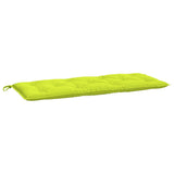 Vidaxl tuinbankkussen 120x50x7 cm oxford stof heldergroen