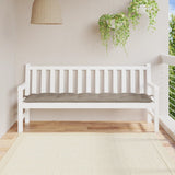 Vidaxl tuinbankkussen 180x50x7 cm oxford stof taupe