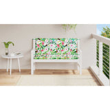 Vidaxl tuinbankkussens 2 st 120x50x7 cm stof meerkleurig