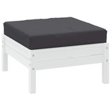 Vidaxl palletkussen 60x60x9,5 cm oxford stof antracietkleurig