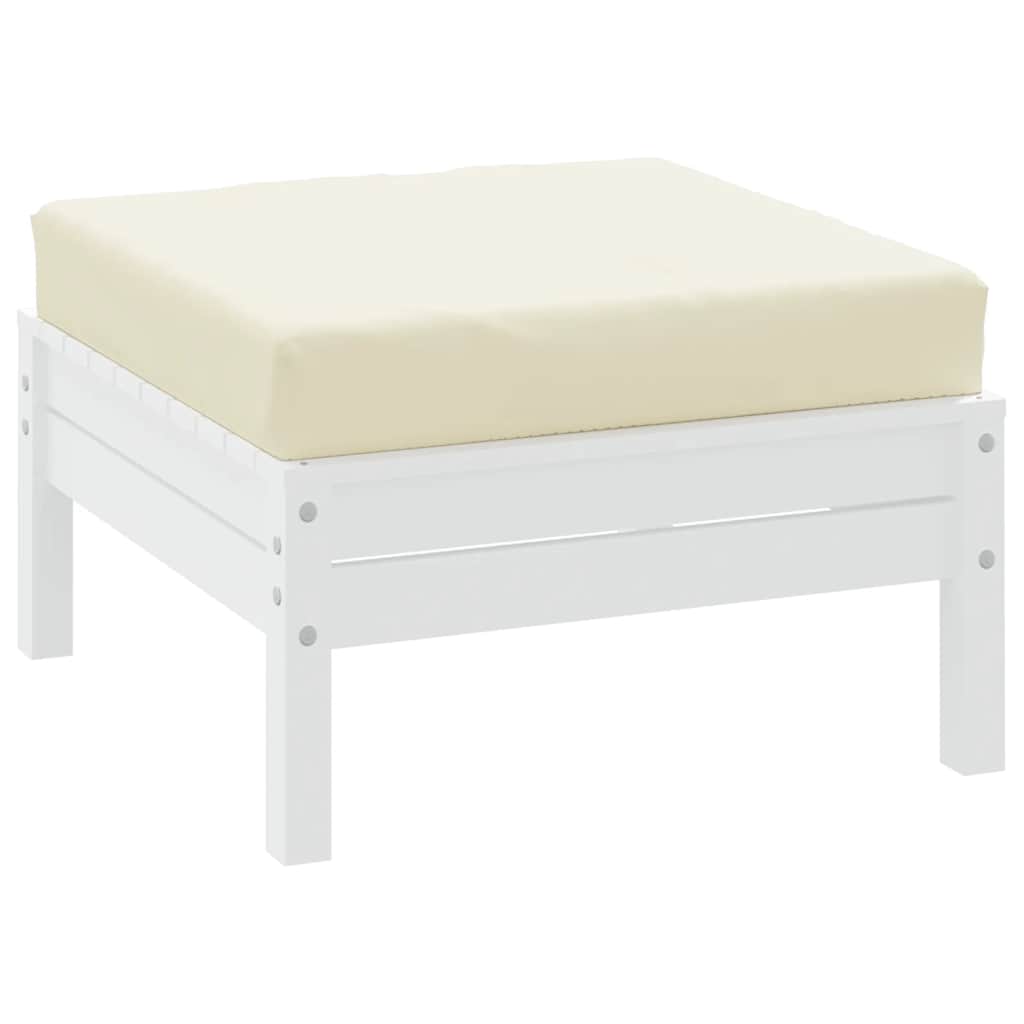 Vidaxl palletkussen 60x60x9,5 cm oxford stof crèmekleurig