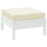 Vidaxl palletkussen 60x60x9,5 cm oxford stof crèmekleurig