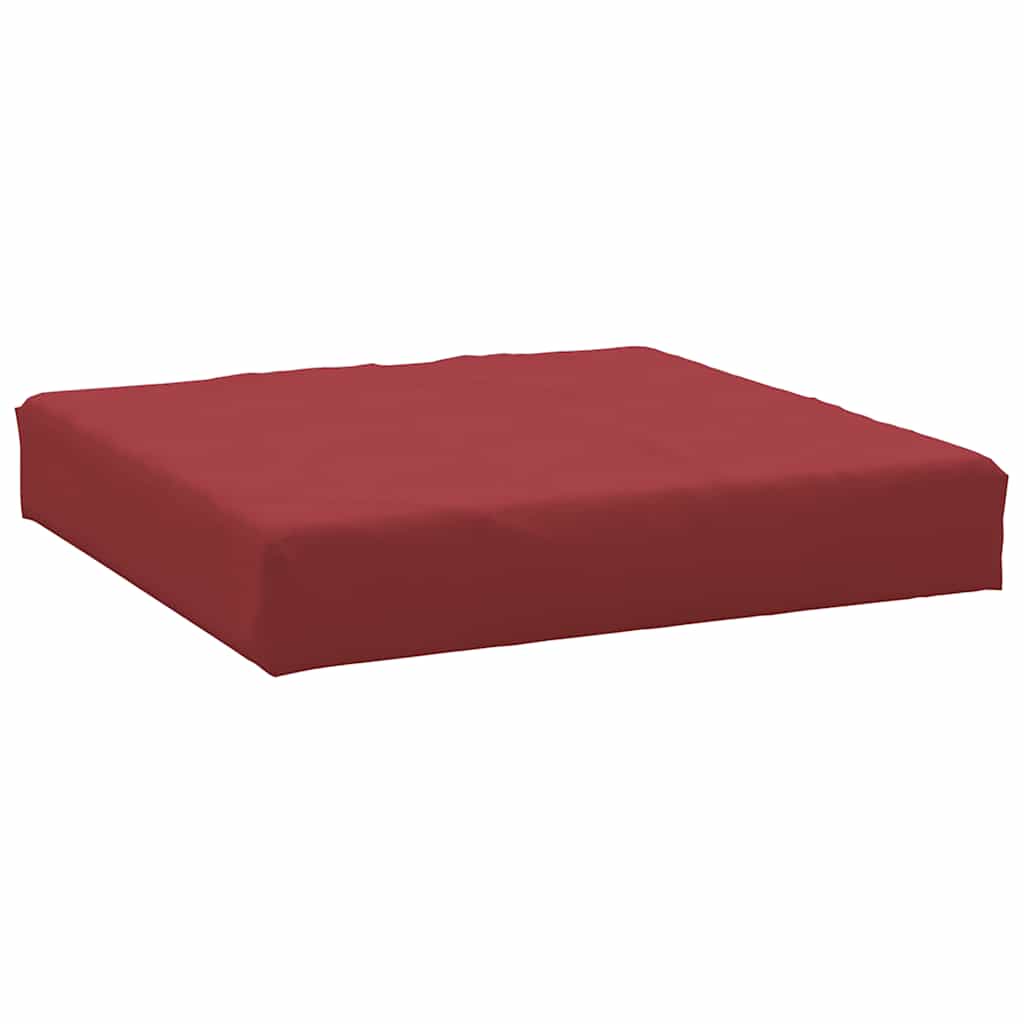 Vidaxl palletkussen 60x60x9,5 cm oxford stof wijnrood
