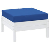 Vidaxl palletkussen 60x60x9,5 cm oxford stof blauw