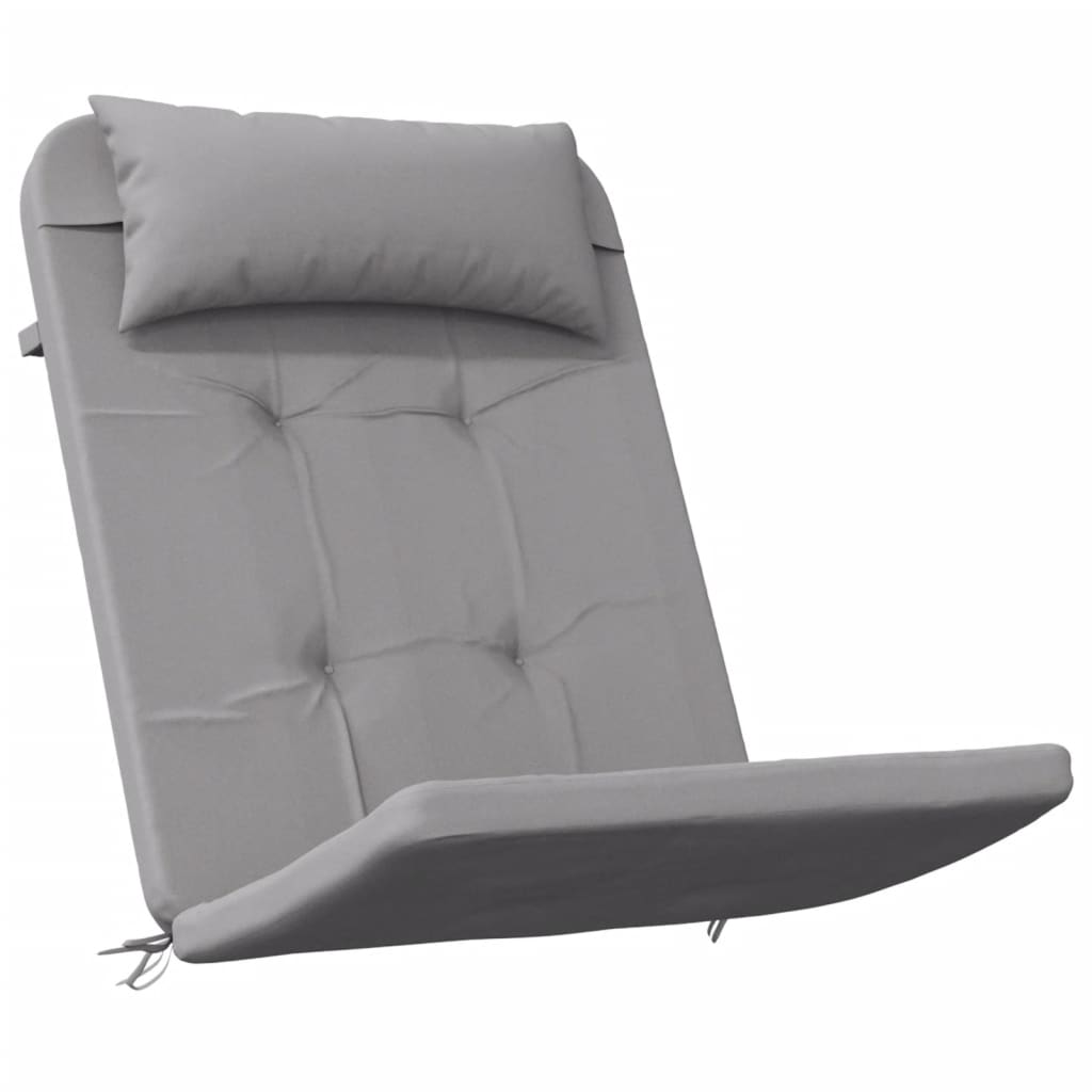 VidaXL Stoelkussens 2 st Adirondack oxford stof grijs