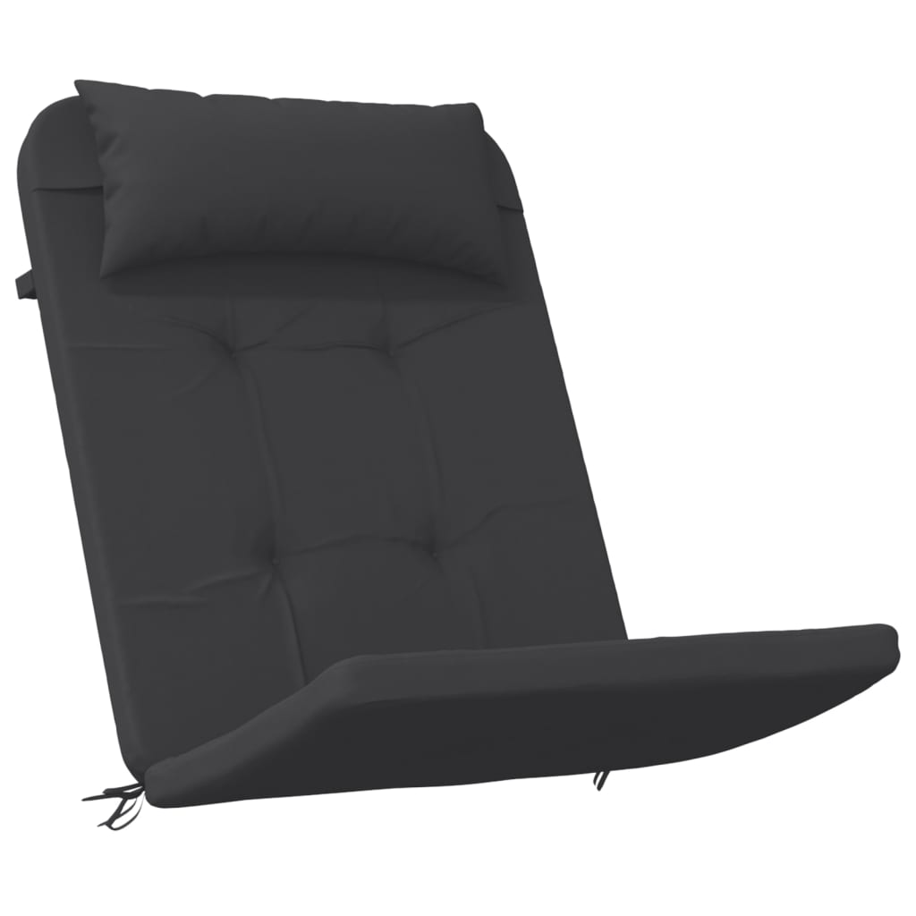 VidaXL Stoelkussens 2 st Adirondack oxford stof zwart