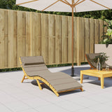 VidaXL Ligbedkussen 180x60x3 cm oxford stof taupe