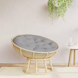 VidaXL Zitkussen rond Ø 100x11 cm oxford stof grijs