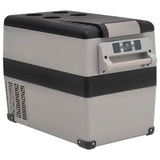 VidaXL Koelbox met handvat 45 L PP PE zwart en wit