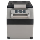 VidaXL Koelbox met handvat 45 L PP PE zwart en wit