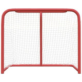 Vidaxl hockeydoel 183x71x122 cm polyester rood en wit