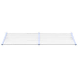 Vidaxl deurluifel 239x90 cm polycarbonaat grijs en transparant