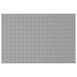 Vidaxl verzwaringsdeken 122x183 cm 5 kg stof grijs