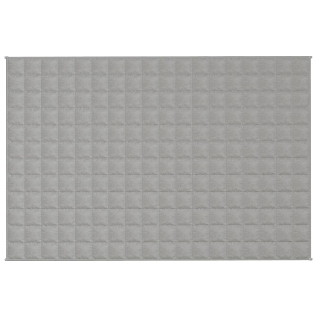 Vidaxl verzwaringsdeken 122x183 cm 9 kg stof grijs