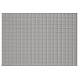 Vidaxl verzwaringsdeken 140x200 cm 10 kg stof grijs