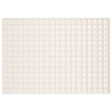 Vidaxl verzwaringsdeken 140x200 cm 6 kg stof lichtcrèmekleurig