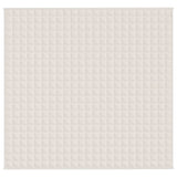 Vidaxl verzwaringsdeken 220x230 cm 11 kg stof lichtcrèmekleurig