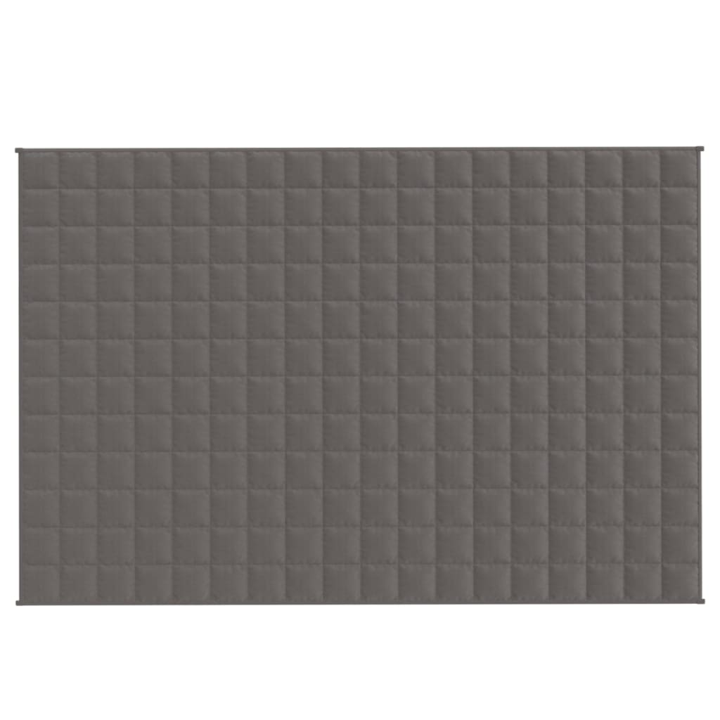Vidaxl verzwaringsdeken 122x183 cm 5 kg stof grijs