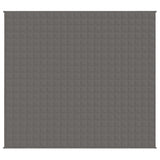 Vidaxl verzwaringsdeken 200x220 cm 9 kg stof grijs
