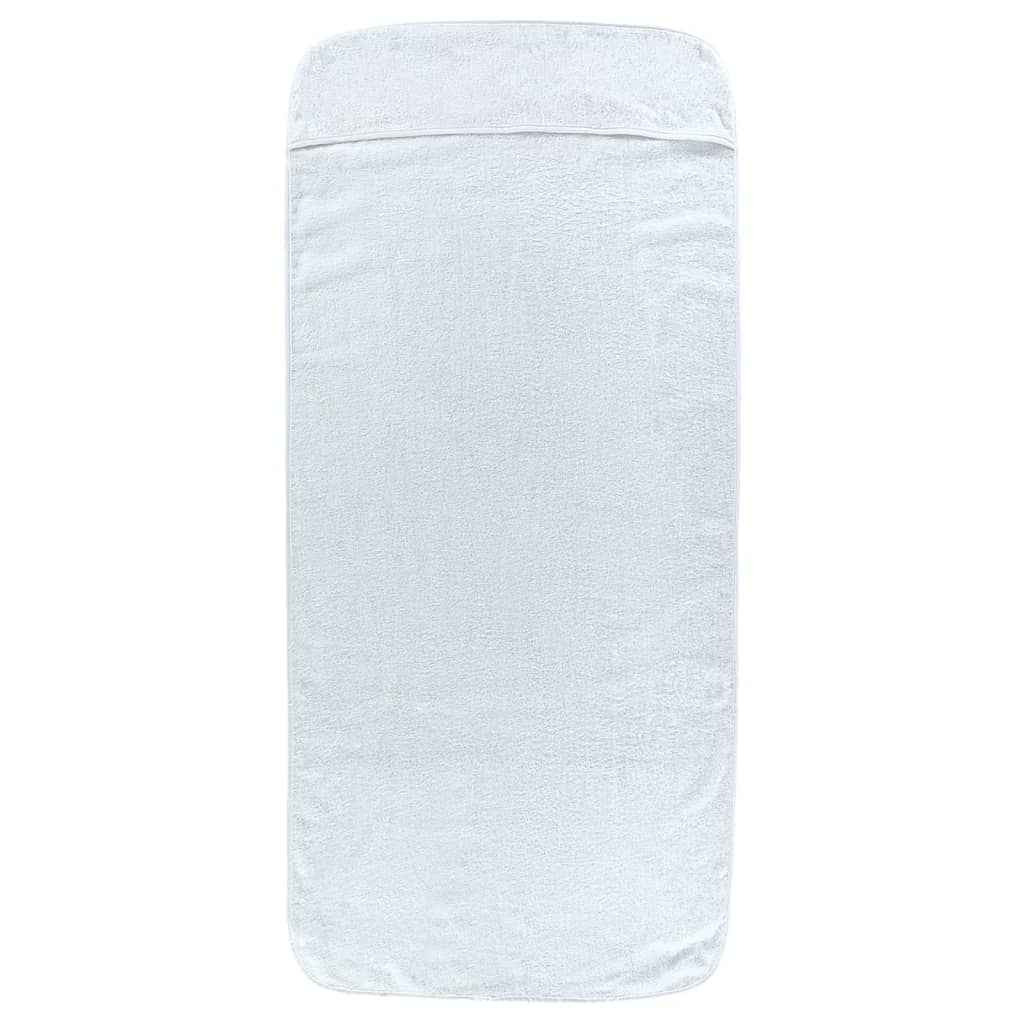 Vidaxl strandhanddoeken 2 st 400 g m² 75x200 cm stof wit